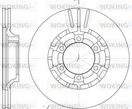 Woking D6464.10 - Disque de frein cwaw.fr