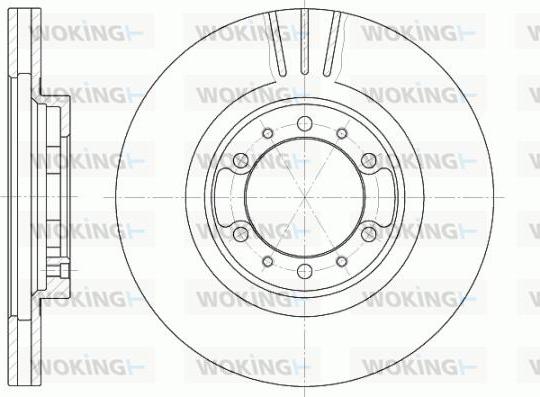 Woking D6462.10 - Disque de frein cwaw.fr