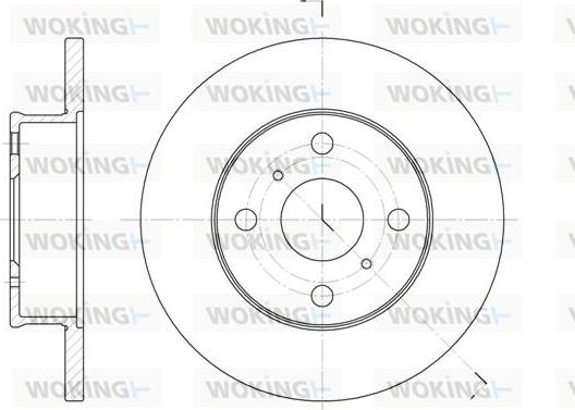 Woking D6401.00 - Disque de frein cwaw.fr