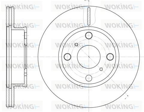 Woking D6402.10 - Disque de frein cwaw.fr