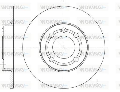 Woking D6418.00 - Disque de frein cwaw.fr