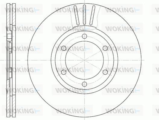 Denckermann B130083 - Disque de frein cwaw.fr