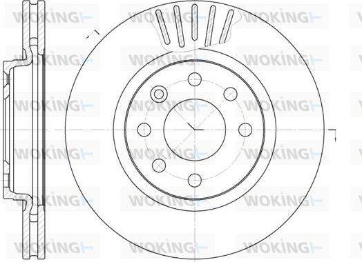 Woking D6412.10 - Disque de frein cwaw.fr