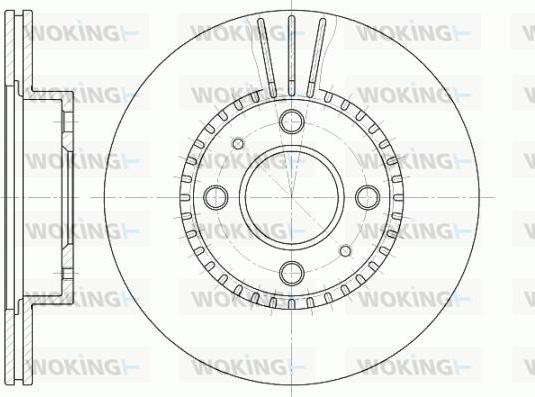 Woking D6430.10 - Disque de frein cwaw.fr