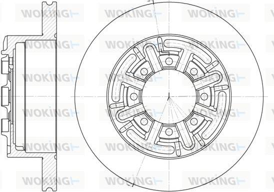 Woking D6420.00 - Disque de frein cwaw.fr