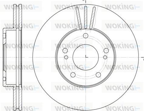 Woking D6474.10 - Disque de frein cwaw.fr