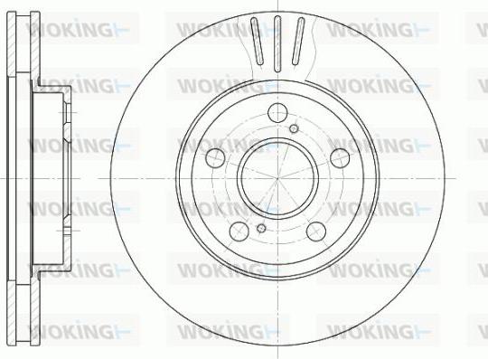 Woking D6540.10 - Disque de frein cwaw.fr