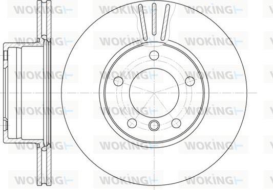 Woking D6514.10 - Disque de frein cwaw.fr