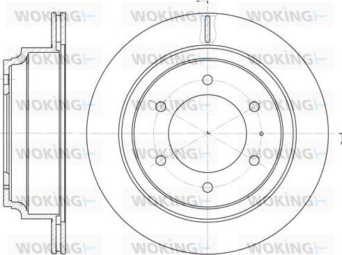 Woking D6515.10 - Disque de frein cwaw.fr