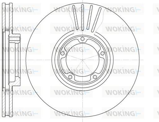 Woking D6518.10 - Disque de frein cwaw.fr