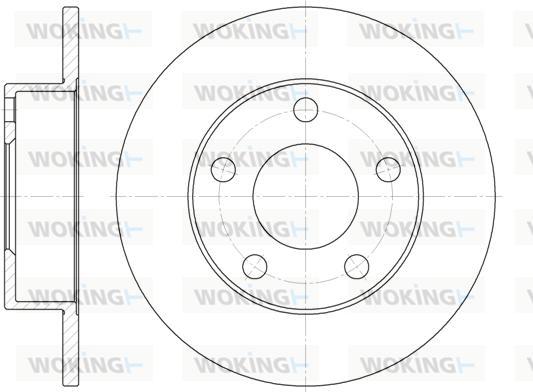 Woking D6513.00 - Disque de frein cwaw.fr