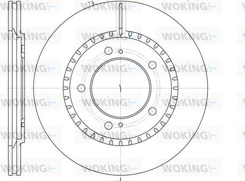 Woking D6699.10 - Disque de frein cwaw.fr