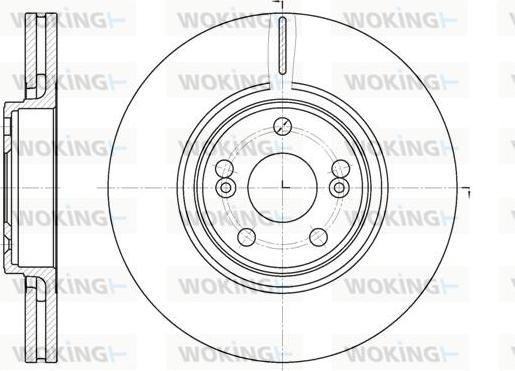 Woking D6694.10 - Disque de frein cwaw.fr