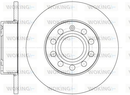 Woking D6650.00 - Disque de frein cwaw.fr