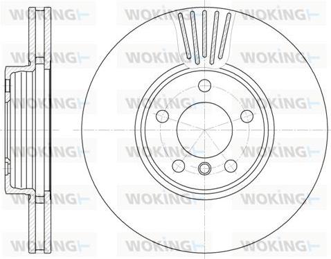 Woking D6600.10 - Disque de frein cwaw.fr