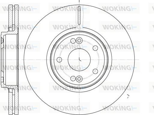 Woking D6612.10 - Disque de frein cwaw.fr