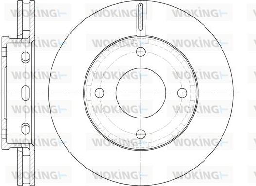 Woking D6680.10 - Disque de frein cwaw.fr