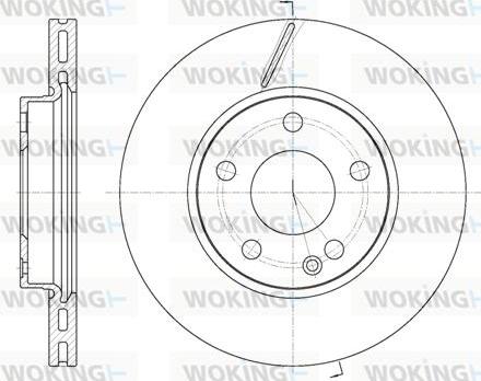 Woking D6675.10 - Disque de frein cwaw.fr