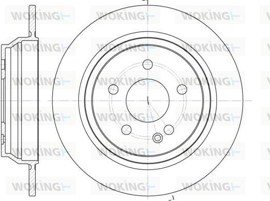 Woking D6678.00 - Disque de frein cwaw.fr