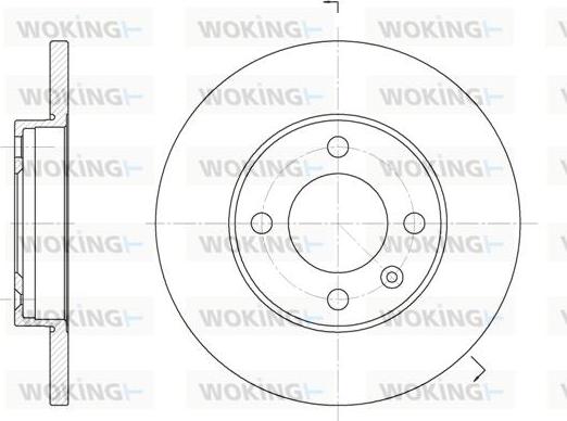 Woking D6088.01 - Disque de frein cwaw.fr