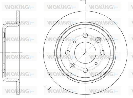 Woking D6083.00 - Disque de frein cwaw.fr