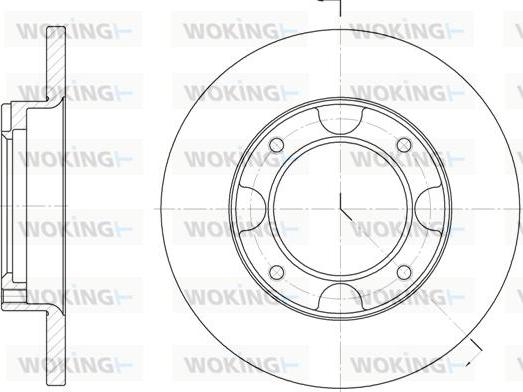 MDR MRD-2408 - Disque de frein cwaw.fr