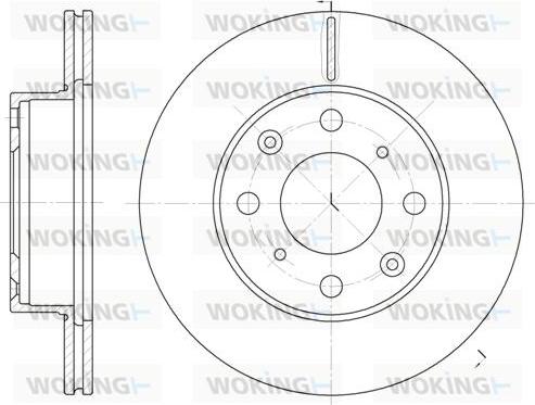 Woking D6038.10 - Disque de frein cwaw.fr