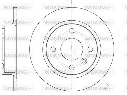 Woking D6032.00 - Disque de frein cwaw.fr