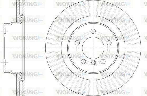 Woking D61999.10 - Disque de frein cwaw.fr