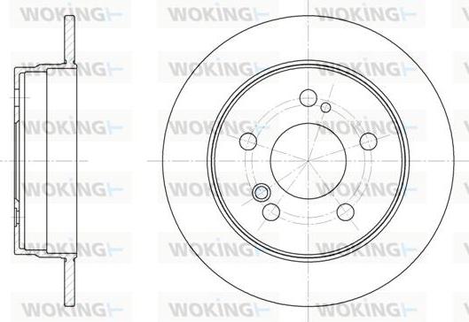 Woking D6194.00 - Disque de frein cwaw.fr