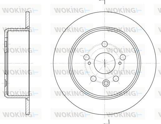 Woking D61934.00 - Disque de frein cwaw.fr