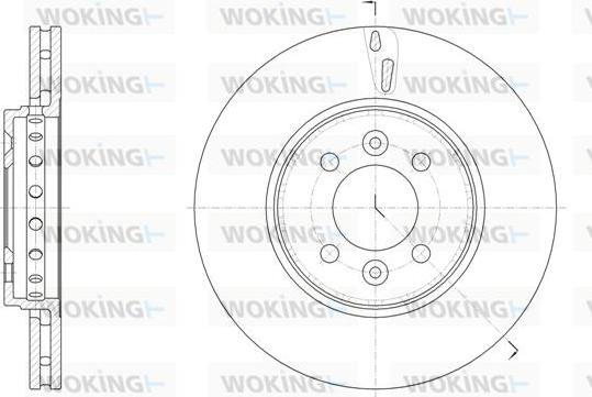 Woking D61499.10 - Disque de frein cwaw.fr