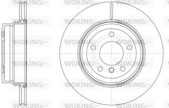 Woking D61494.10 - Disque de frein cwaw.fr