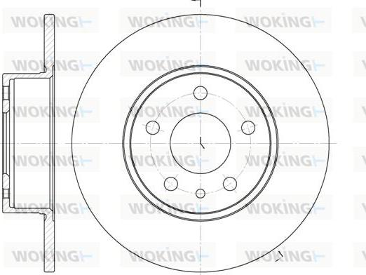 Woking D6149.00 - Disque de frein cwaw.fr