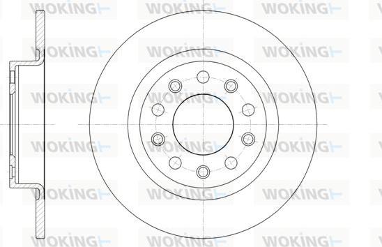 Woking D61445.00 - Disque de frein cwaw.fr