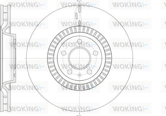 Woking D61446.10 - Disque de frein cwaw.fr