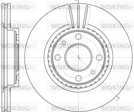 Woking D6144.10 - Disque de frein cwaw.fr