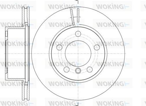 Woking D61448.10 - Disque de frein cwaw.fr