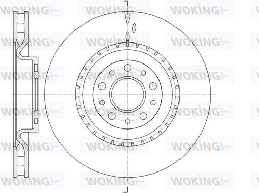 Woking D61458.10 - Disque de frein cwaw.fr