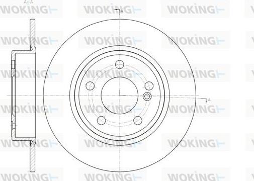 Woking D61465.00 - Disque de frein cwaw.fr