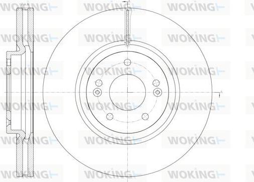 Woking D61462.10 - Disque de frein cwaw.fr