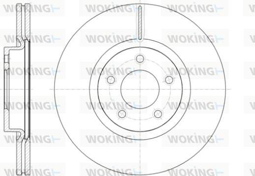 Woking D61403.10 - Disque de frein cwaw.fr