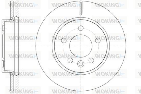 Woking D61418.10 - Disque de frein cwaw.fr