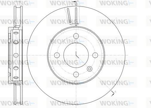 Woking D61484.10 - Disque de frein cwaw.fr