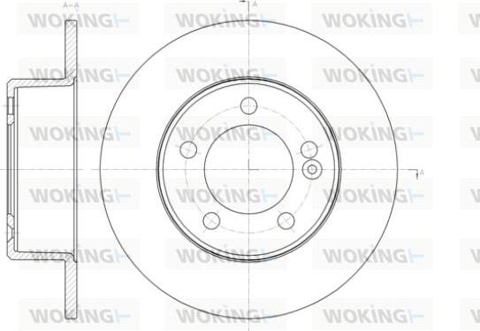 Woking D61433.00 - Disque de frein cwaw.fr