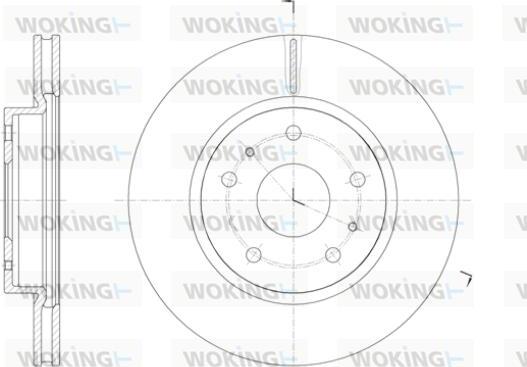 Woking D61423.10 - Disque de frein cwaw.fr