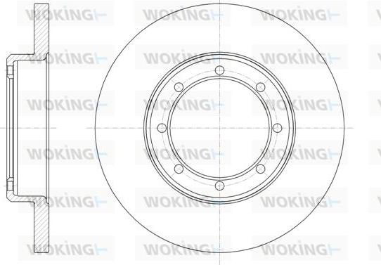 Woking D61476.00 - Disque de frein cwaw.fr