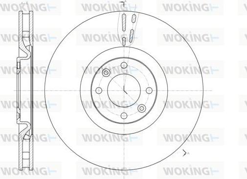 Woking D61470.10 - Disque de frein cwaw.fr