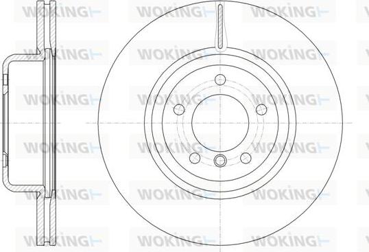 Woking D61544.10 - Disque de frein cwaw.fr