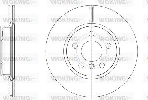 Woking D61545.10 - Disque de frein cwaw.fr